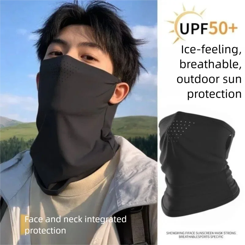 bicycle accessories，barcla summer，cycling，mask，UV protection mask，face sun mask，Cool warmer summer，breathable mask，half balaclav