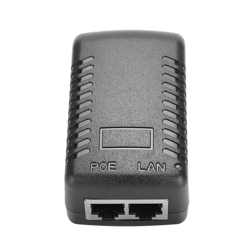 POE Injector DC 24V 1A  Power Adapter Plug / Optional