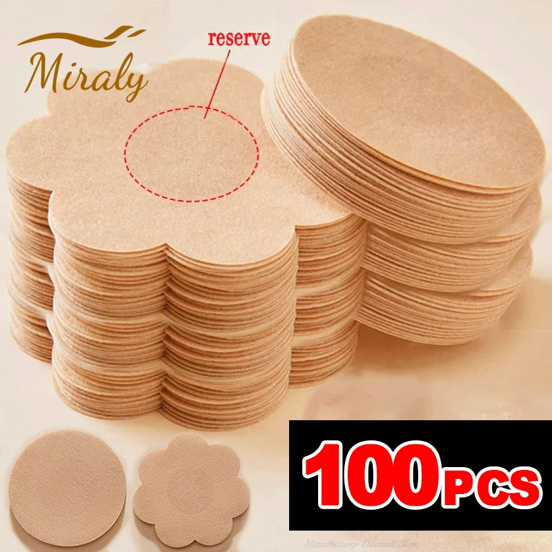 Bulk Women\'s Invisible Nipple Pasties Breast Lift Tape Overlays on Bra Stickers Chest One-off Nipple Covers Pads Accessories