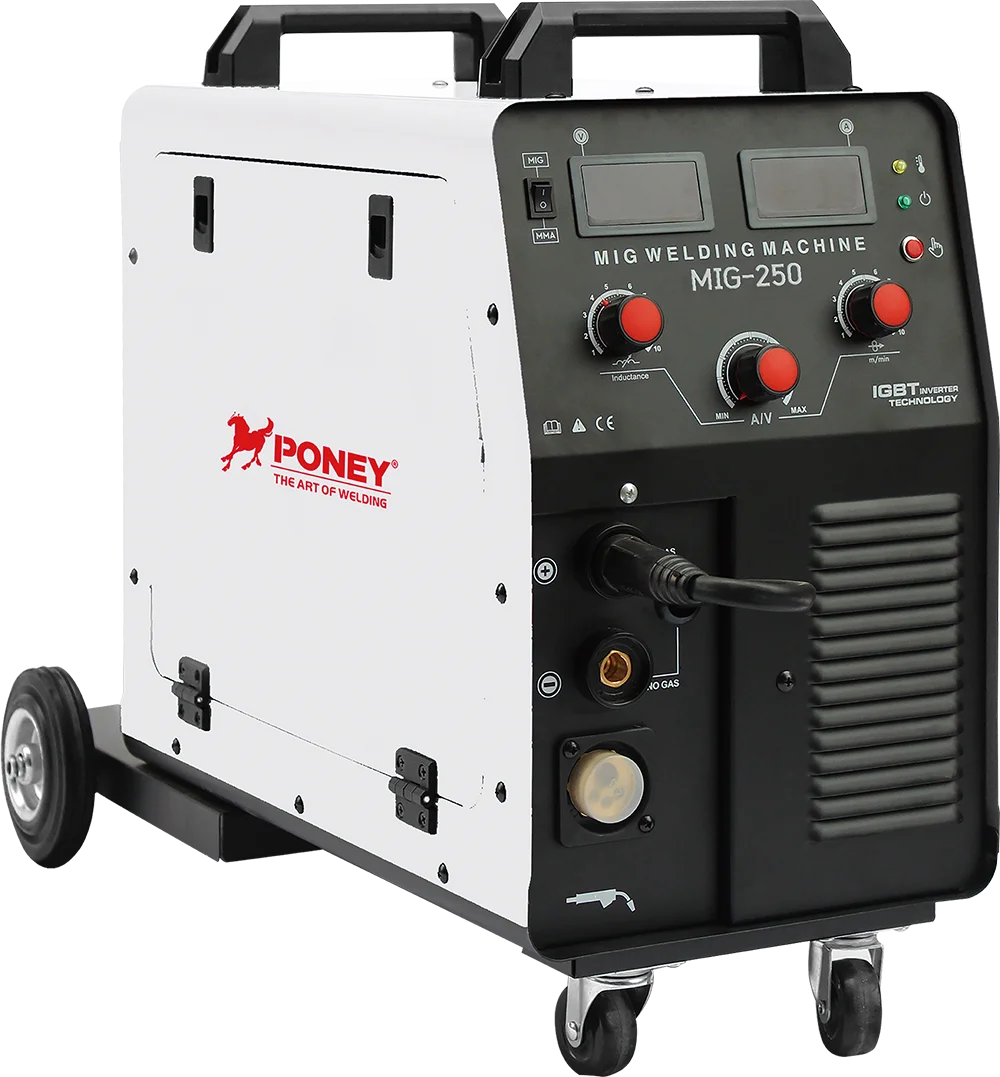 MIG 250DP 220 فولت مرحلة واحدة التحكم في الإشارات الرقمية التآزلي لحام نبض مزدوج Mig MIG/TIG/MMA لحام متعدد الوظائف #5