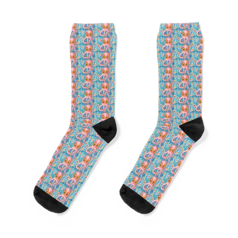 

WHIMSICAL OCTOPUS Socks professional running sports stockings Boy Child Socks Women's