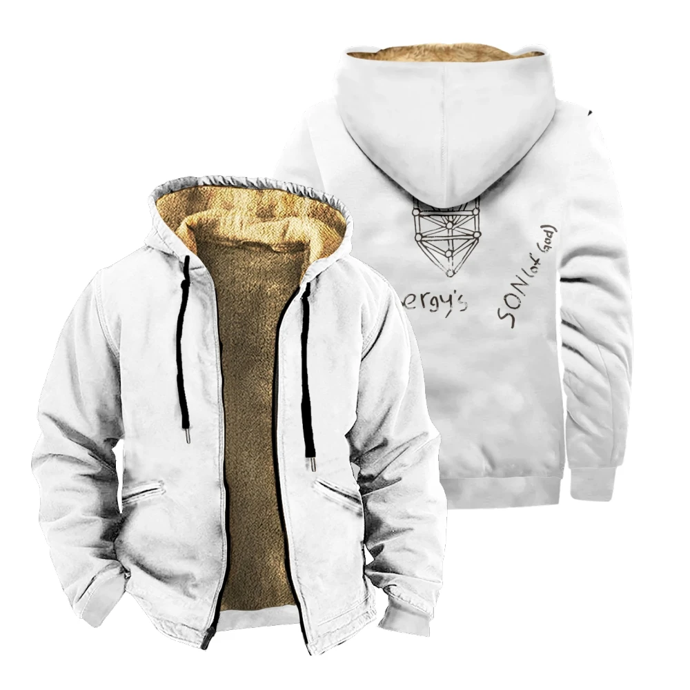 Daniel Caesar Merch Spergy's Son Zipper Coat Unisex Long Sleeve Hooded Winter Jacket Streetwear Parka