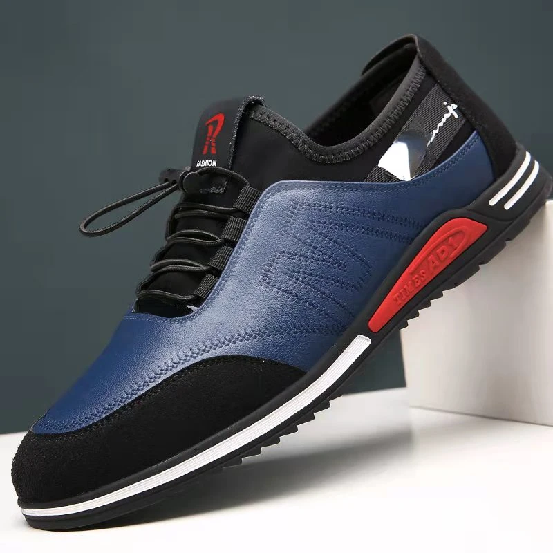 

Running Shoes 2022 Men's Sports Casual Leather Shoes Fashion All-match Youth Trendy Shoes Breathable Men's Shoes