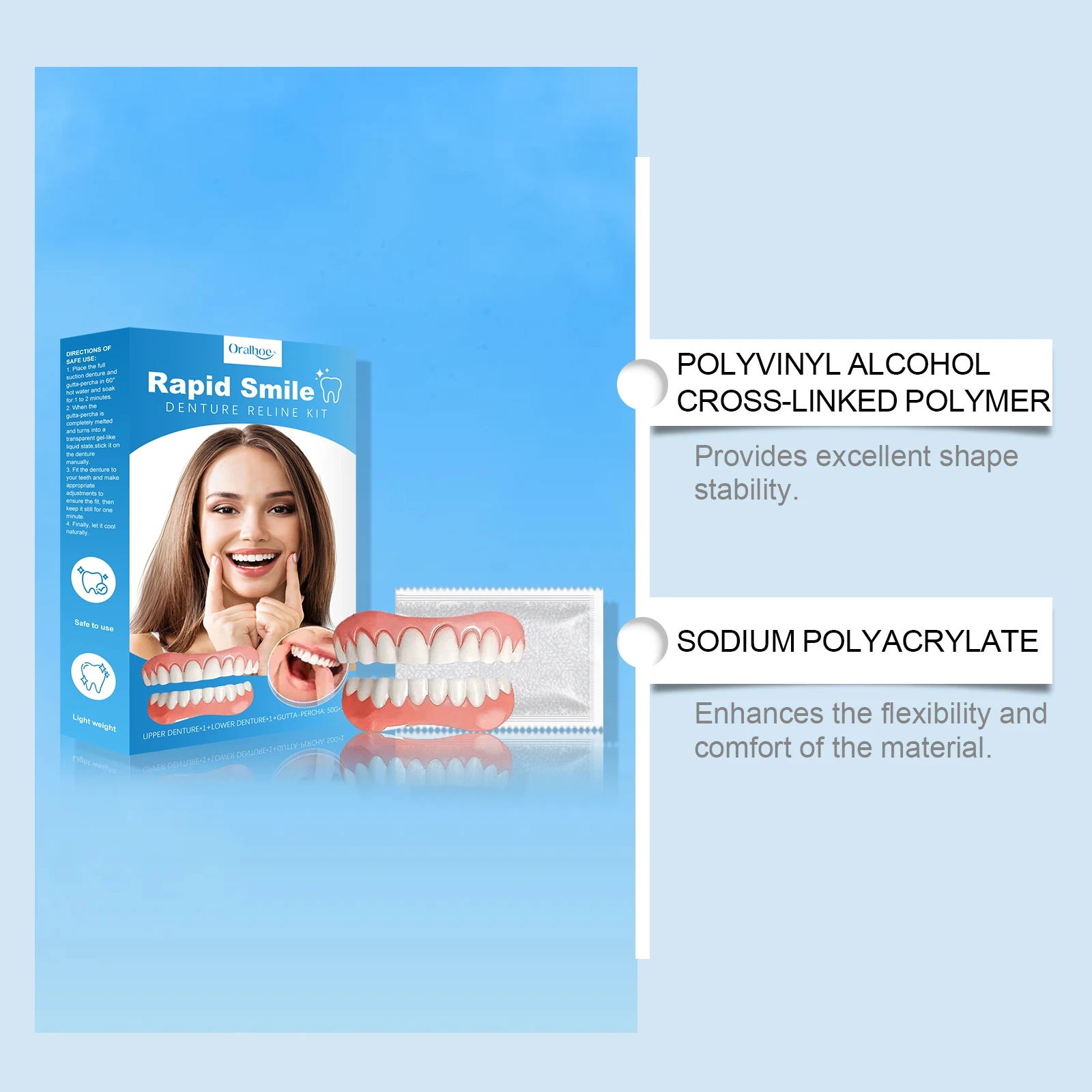 Cosmetic Tooth Veneer Kit - De - Beauty Makeup Products avaliação e preço