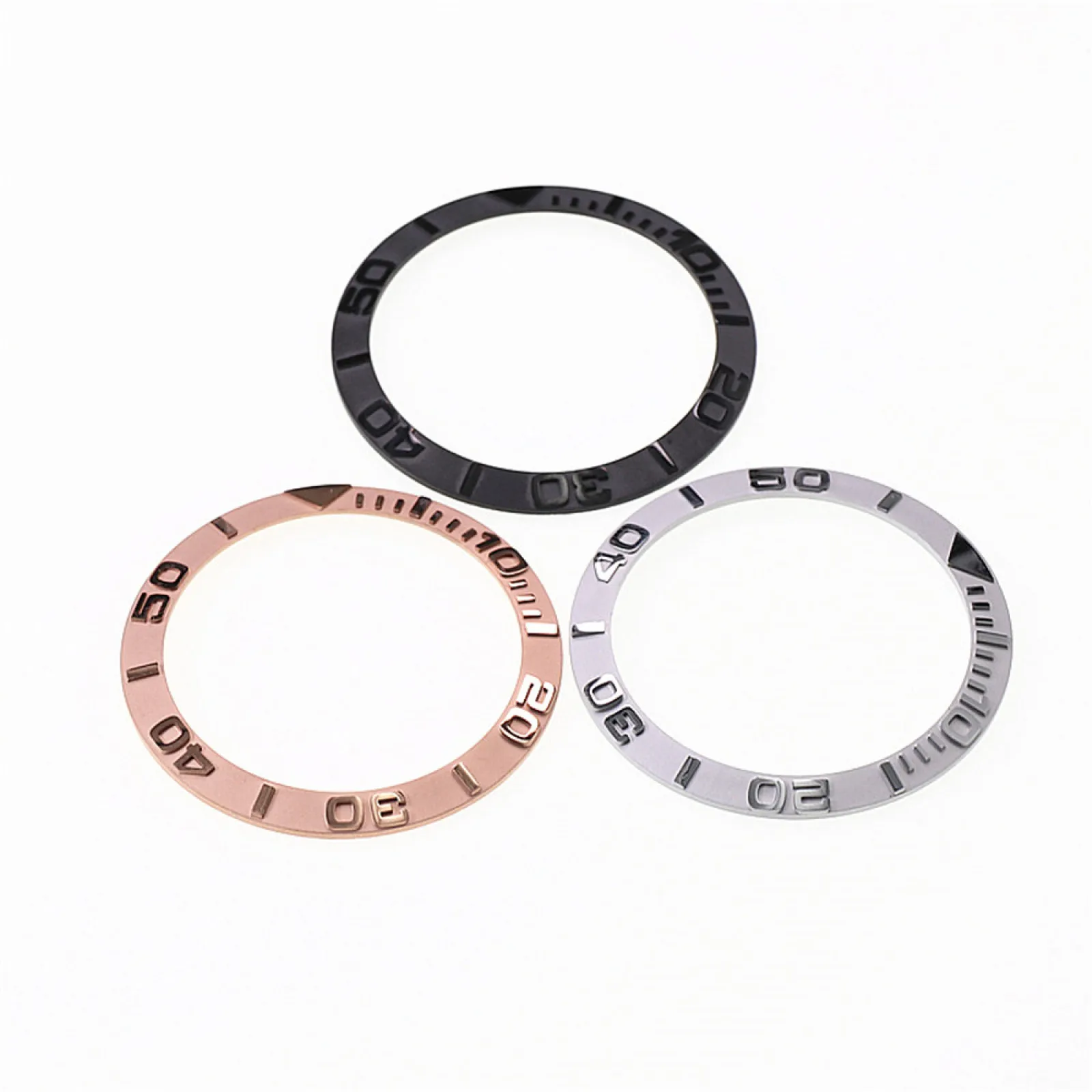 고급 38mm 세라믹 베젤 인서트 요트 마스터 스타일 시계 링 시계 베젤 (SKX007 SKX009 시계용) 손목시계 부품