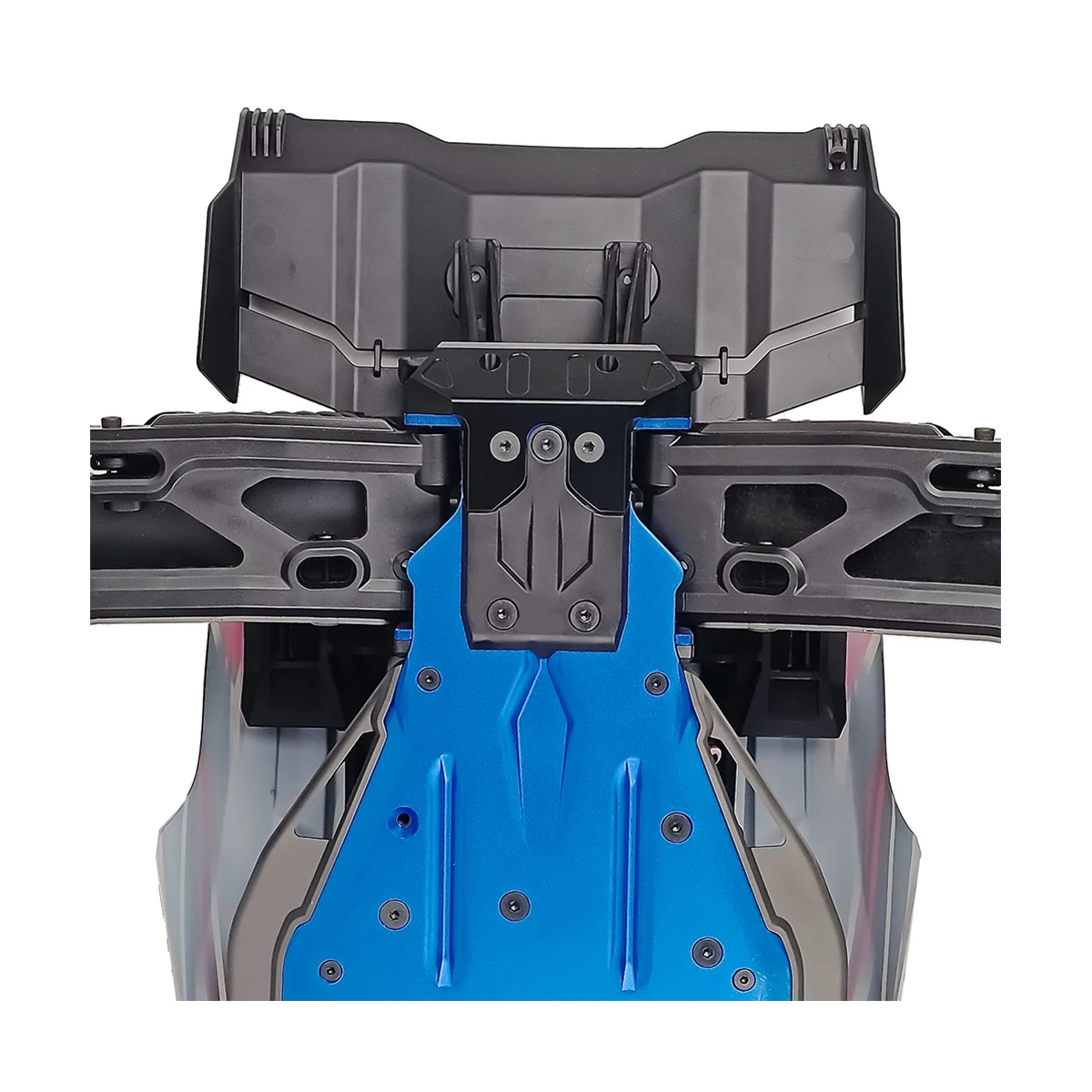 แผ่นกันชนเกราะหน้าโลหะสำหรับ Traxxas sledge 1/8 mobil RC ชิ้นส่วนอัพเกรด