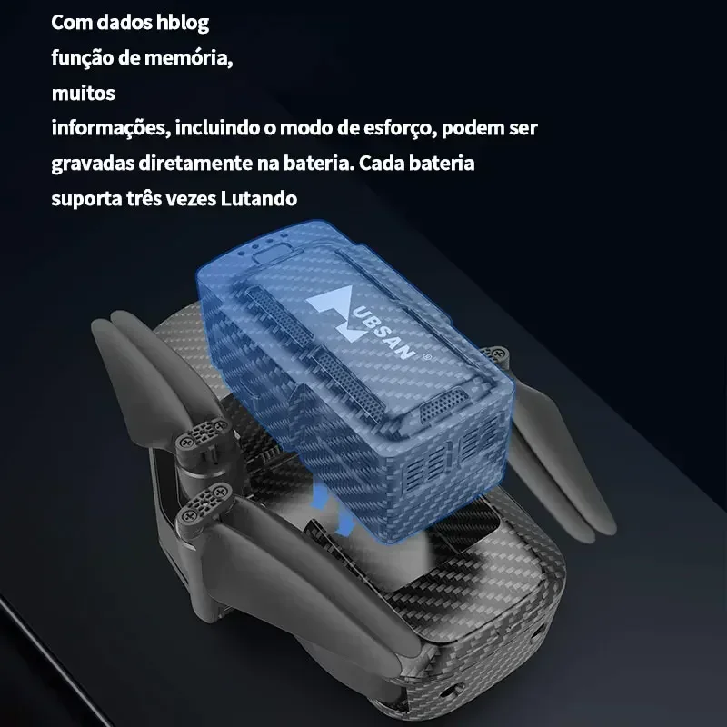 Hubsan ace pro drone refinado sem escova quadcopter evitar obstáculos 15km wifi 3 eixos cardan com câmera 4k hd profissional dron