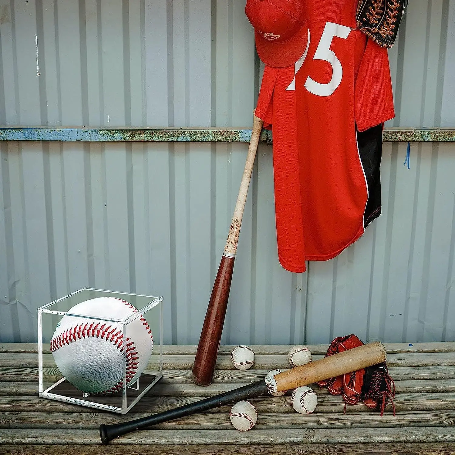

Premium Clear Acrylic Baseball Display Box UV-Proof Square Souvenir & Collectible Holder for Signed Ball