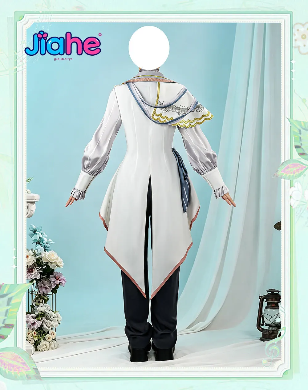 Aoyagi Toya Valentine's Day PJSK Cosplay Gostume Halloween Christmas S-2XL Elegant handsome knight uniform wig prop woman men view 5