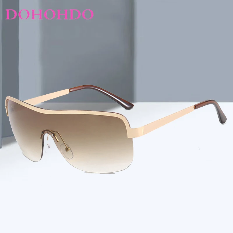 Nuovo stilista Y2K marchio di lusso occhiali antivento oversize donna uomo occhiali da sole guida ciclismo occhiali da viaggio UV400 Очки