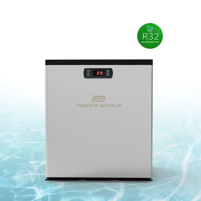 Best selling Portable air to water heater swimming pool mini heat pump for upper pool 30 m3