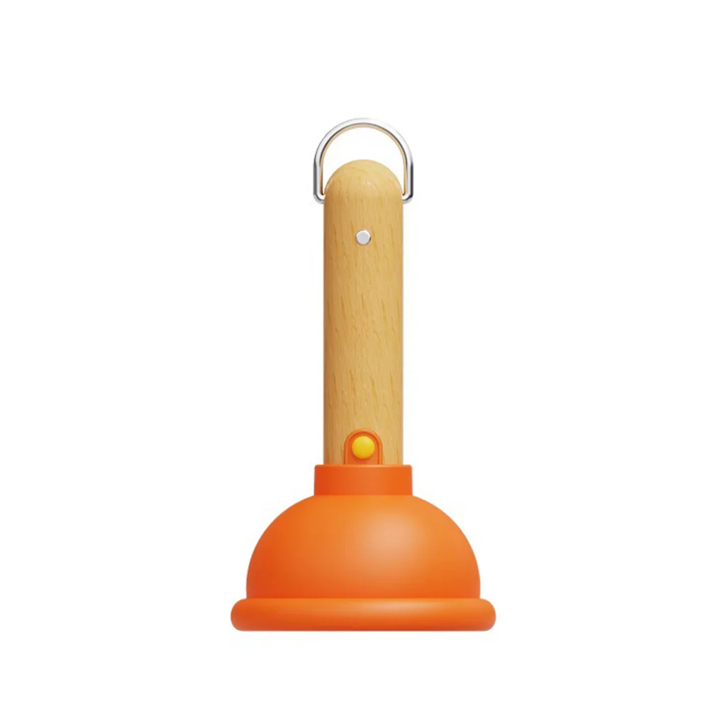 Engraçado recarregável Mini Toilet Plunger, Luz da noite com temporizador, Lâmpada de cabeceira para berçário, Decoração do quarto, Silicone Nightlight