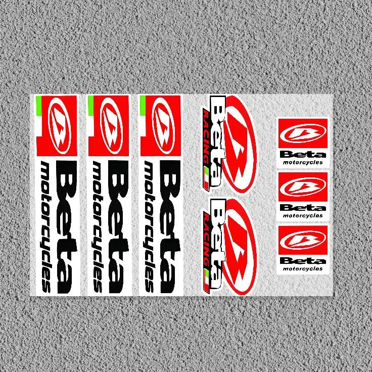 1 قطعة دراجة نارية سيارة قاطرة عاكس الليزر ملصق التصميم ملصق حائط من الفينيل الديكور ل B-BETA