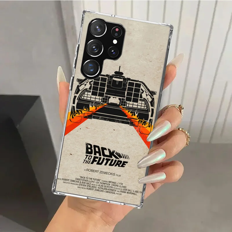 Back To The Future TV Phone Case for Samsung Galaxy S25 S24 S23 Ultra S22 S21 Plus S20 FE S10 + S10E S25U Soft Print Shell S24 S