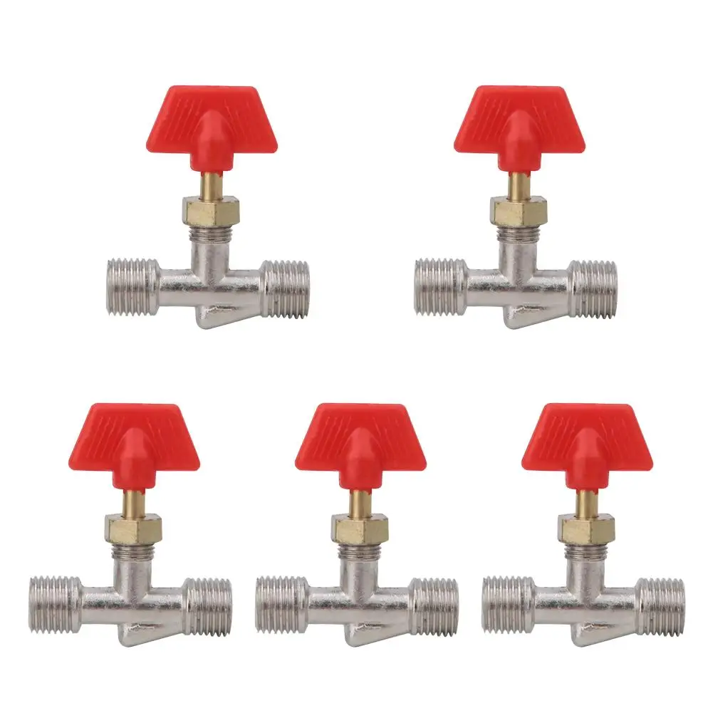 

5Pcs 1/4in Needle Valve with Float Ball Structure For air Accessory Tool Spare Parts