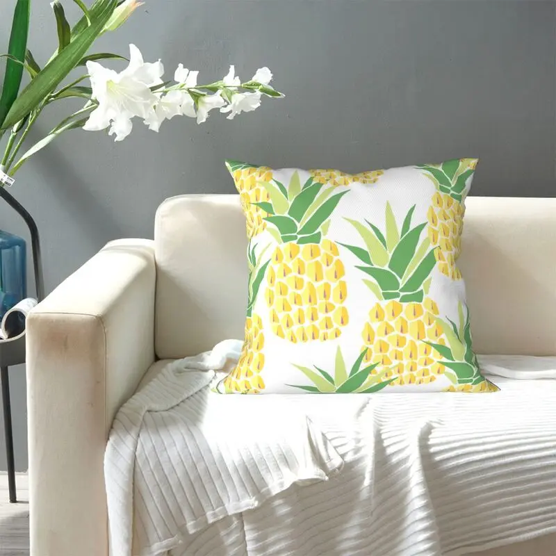 

Tropical Plant Pineapple Pillowcase Nordic Simple Style Sofa Cushion, Chair cushions, car cushions pillowcase, decorations