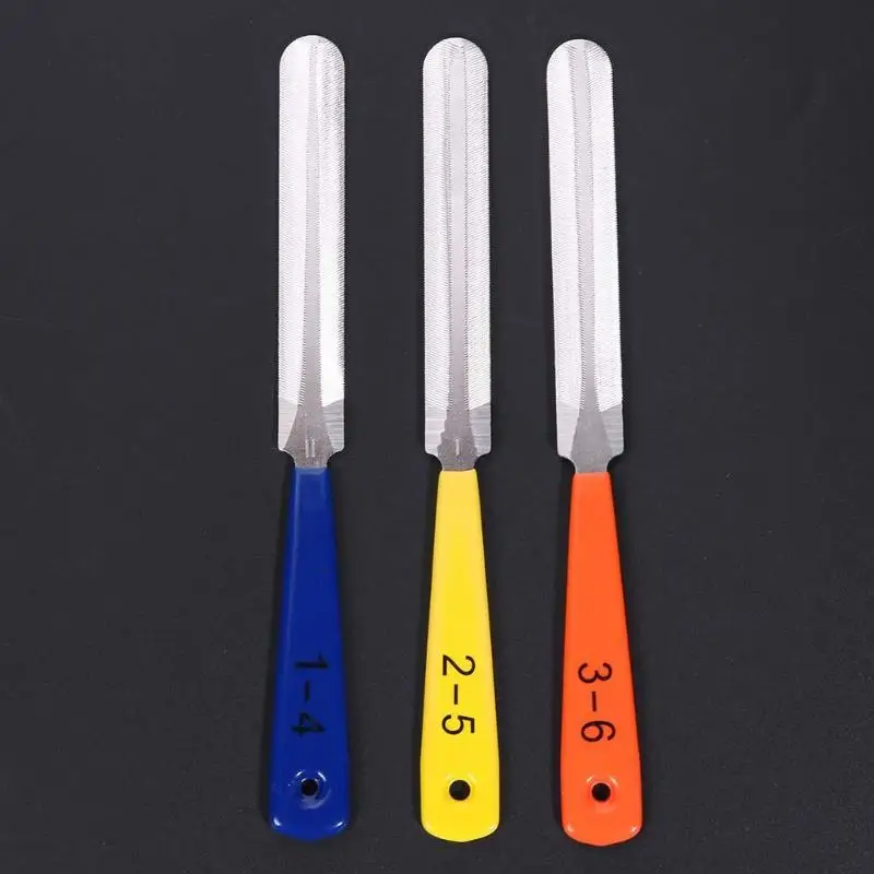 New 3pcs/Set Guitar Nut Files Fret Crowning Slot Filing Luthier Repair Tool Kit For Stringed Instruments Guitar Parts Accessory