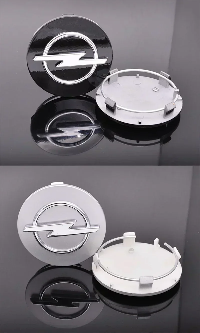 4 قطعة ثلاثية الأبعاد 56 مللي متر 60 مللي متر شعار السيارة عجلة مركز محور السيارات حافة تجديد الغبار واقية شارة يغطي اكسسوارات التصميم صالح لأوبل #2