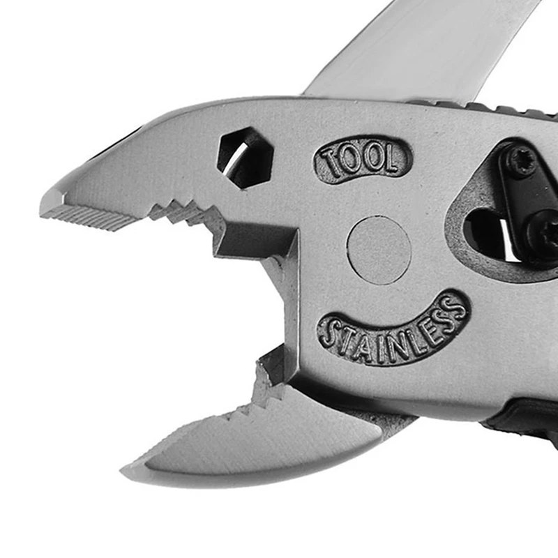 Multitool Zange Taschenmesser Schraubendreher Kit Verstellbarer Schraubenschlüssel Backschlüssel Reparatur Outdoor Camping Survi