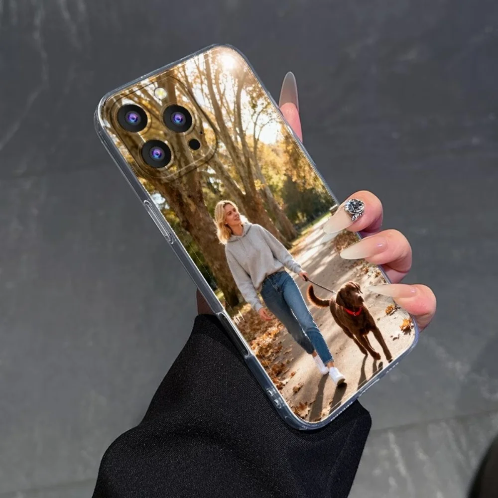 Funda Personalizada con Foto para iPhone 18 17 16 15 14 13 12 11 Pro Xs Max Plus Air Mini XR X 17e 16e, Carcasa Trasera Transparente de TPU