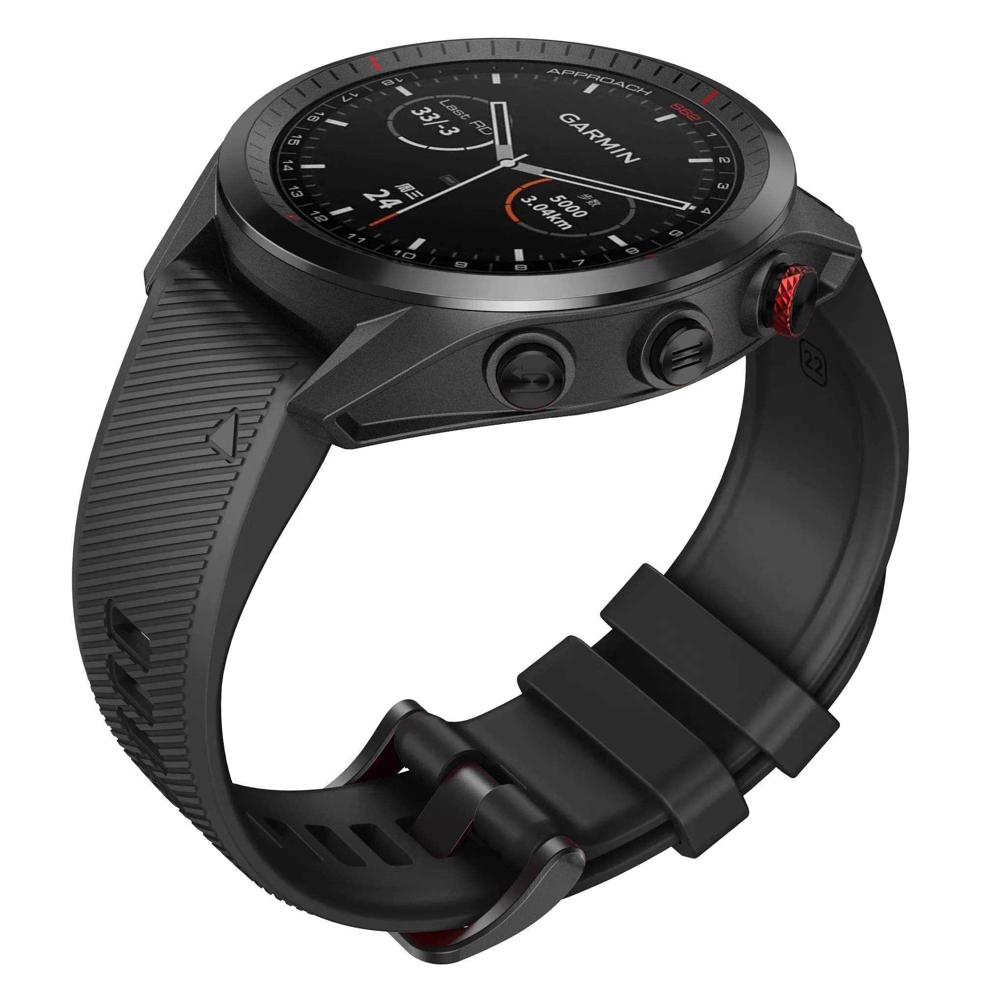 حزام سيليكون مسامي للغارمين 22 ملم لـ Garmin Fenix 7/ approach s60/ quatix5.