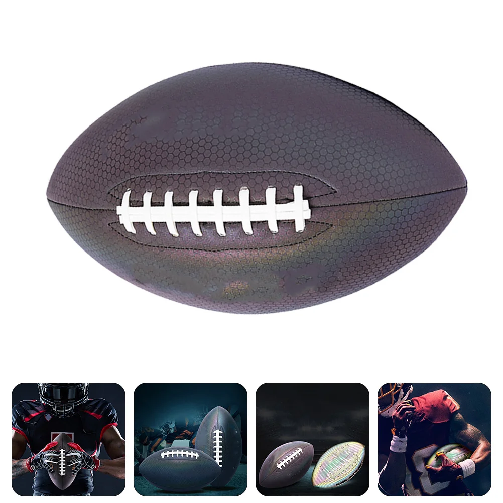 

1 шт. флуоресцентный мяч для регби, профессиональный тренировочный аксессуар для соревнований, футбольный спортивный подарок