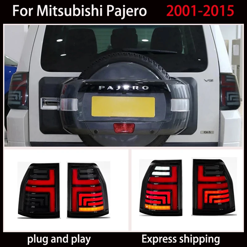 For Mitsubishi Pajero V93 V97 V98 LED taillights retrofitted taillights assembly 2006-2020 Auto accessories turn signal brake