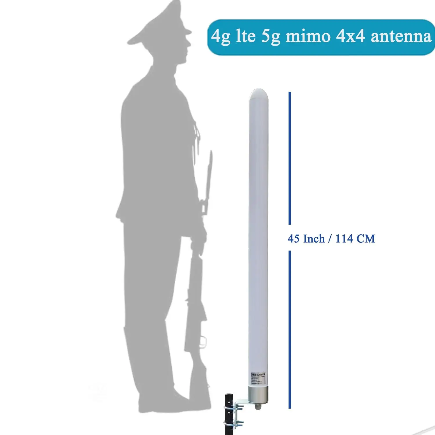 Antena Omnidireccional 4x4 MIMO 5G 600-6000MHz para Internet Doméstico T-Mobile, Antena Celular 5G/4G/LTE/WiFi