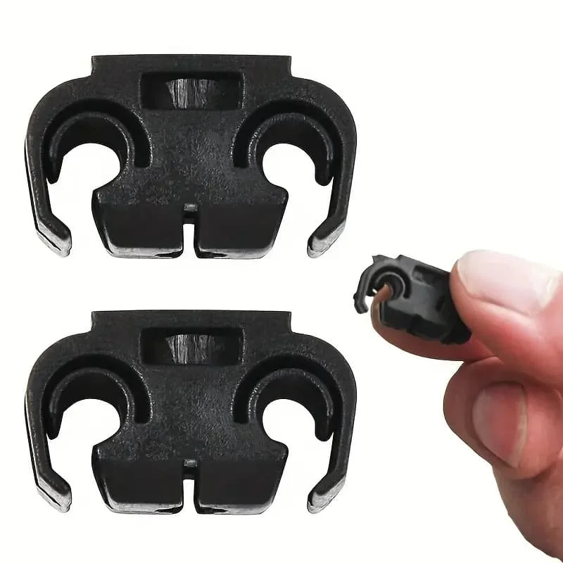 

50pcs Car Brake Line Fuel Line Hose Cilp Black Plastic Durable For 5mm Brake Pipes HOT OEM811611797 Car Accessories