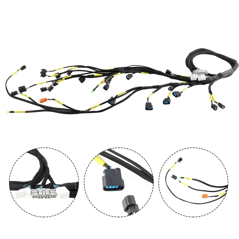 Engine Harness For Honda Acura Integra K-Swap RSX Type S K20 K24 K-Series Tucked ECH001-HA