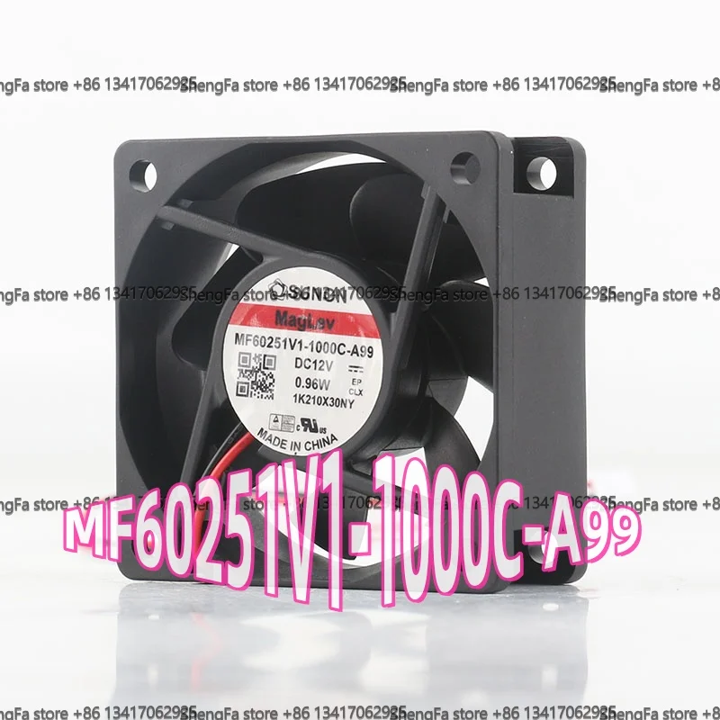 New SUNON 6CM MF60251V1-1000C-A99 5V 24V 48V DC 12V 0.96W Power Mute maglev inverter Cooling Fan