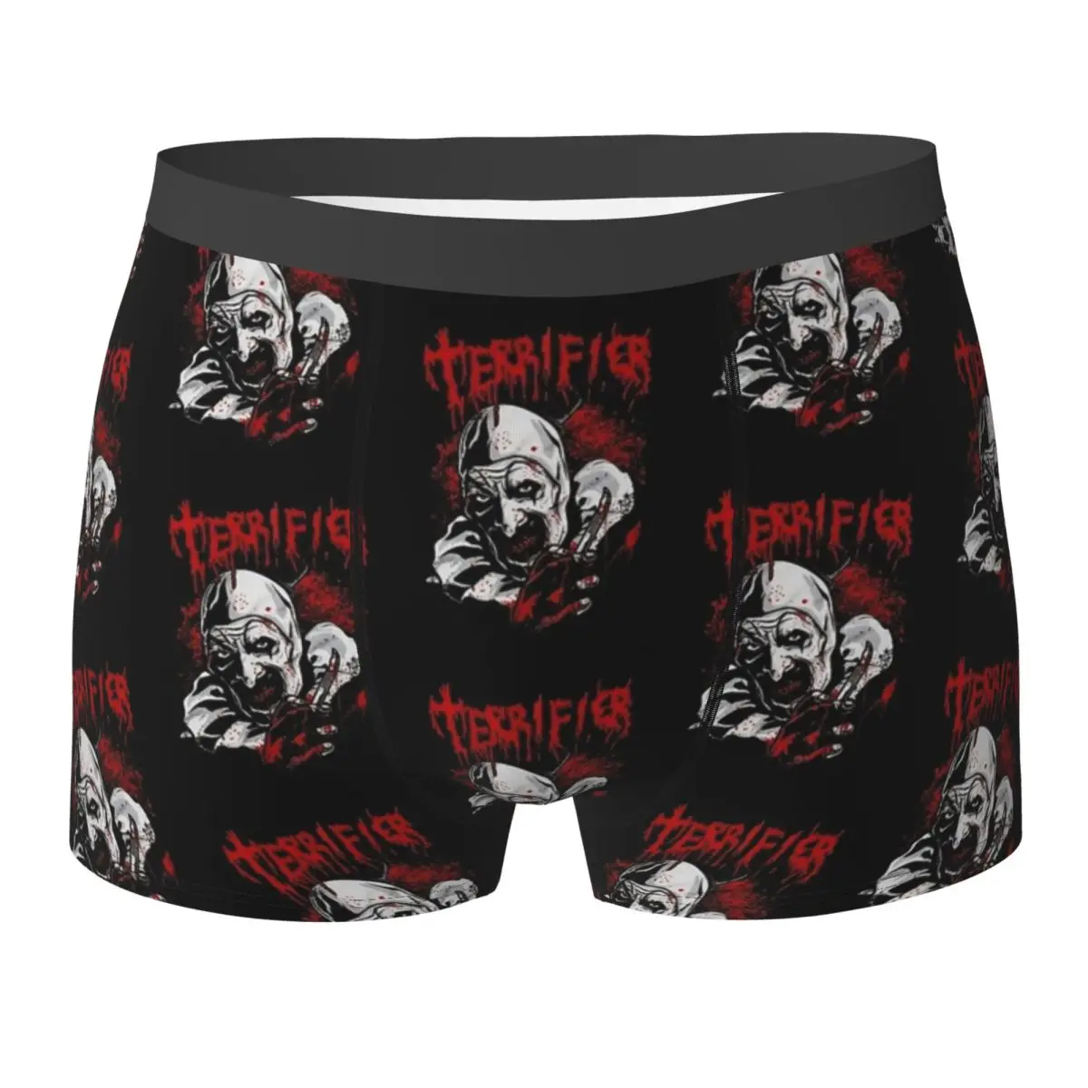 

Нижнее белье The Terrifier Art The Clown, мужские трусы из рождественского фильма, дышащие боксеры, модные трусы-боксеры, большие размеры 2XL