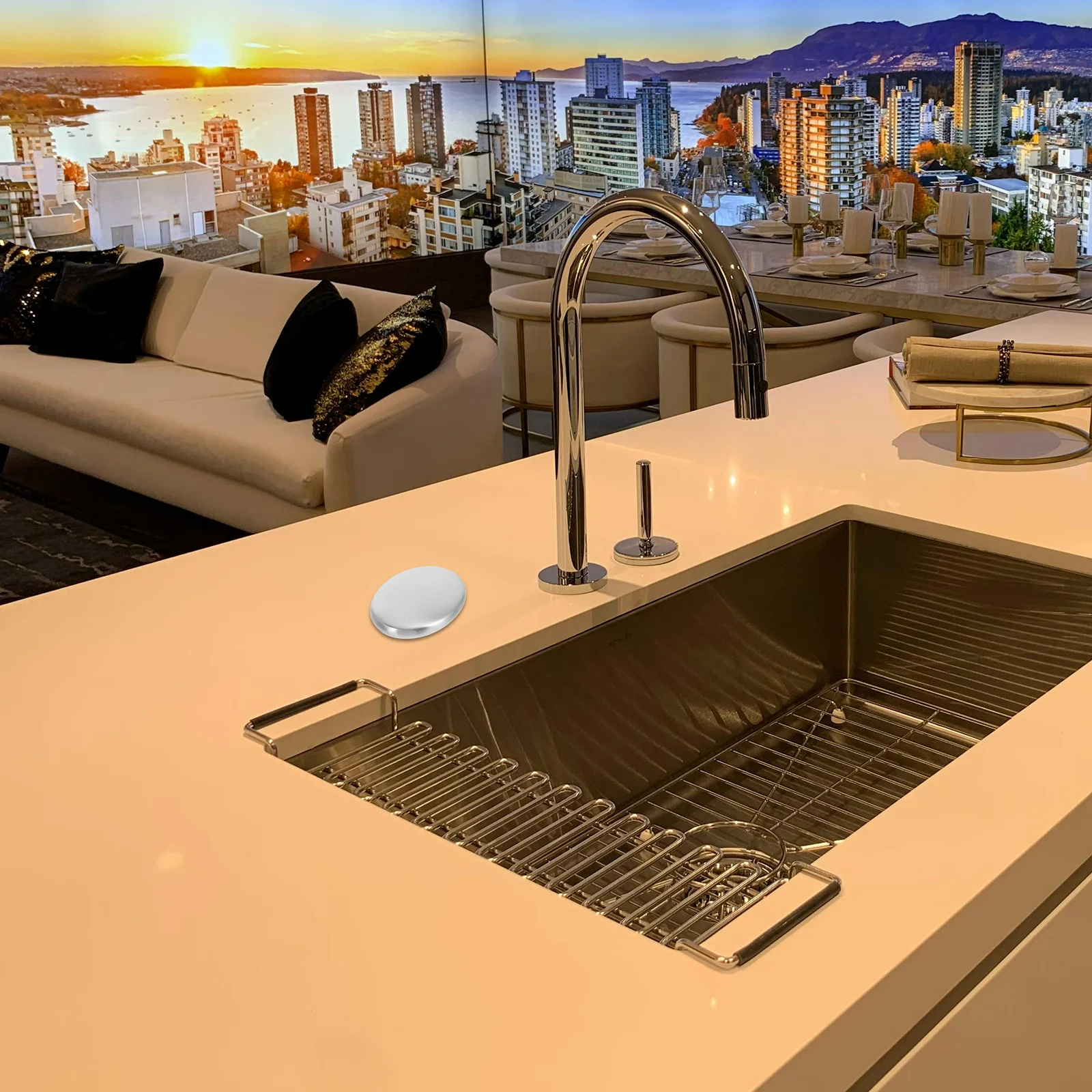 3 قطعة الفولاذ المقاوم للصدأ الصابون رائحة امتصاص طبق نمط دائم غسالة اليد للمطبخ يزيل رائحة من الثوم البصل الأسماك الطبخ