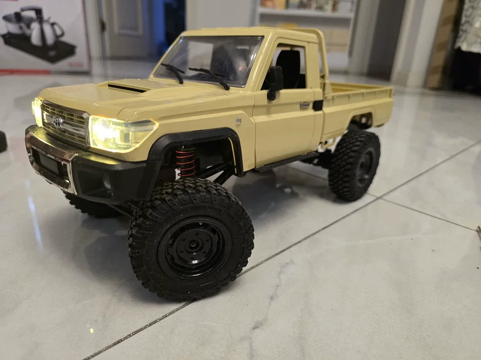 Mn Rc Crawler Rubber Beadlock Tires 74mm With Extended Body Post For Mn 82 82S Rc Off Road Climbing Car Upgrade Parts