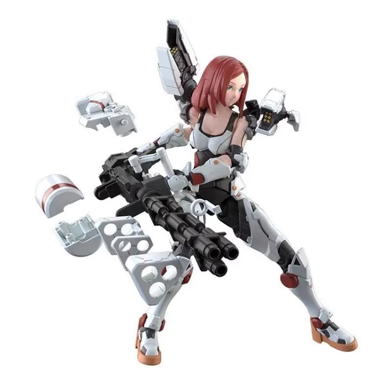 Original Genuine Bandai Anime Game ACE PORCE Sakura Ikawa Sliver Butterfly FRS Assembly Model Toy Action Figure Gift Collectible