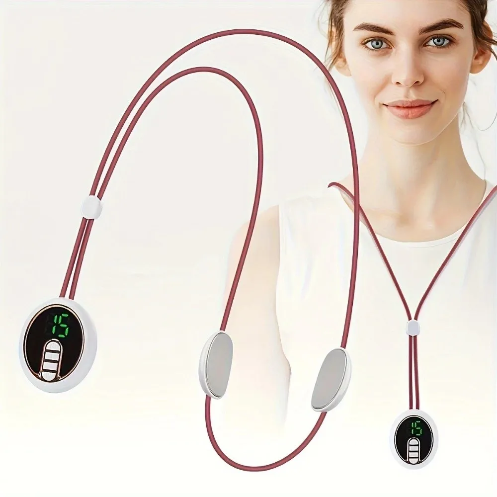 

Hot Compress Micro Current Neck Massager Body Massage Legs Hands Hanging Massage Device Ten Pulse Muscle Relaxation