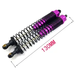 Amortisseur d'huile réglable de 130mm de long, type 18019 180007 pour voiture d'escalade HSP 94180 1/10 versi4tage Rock Inoler RC