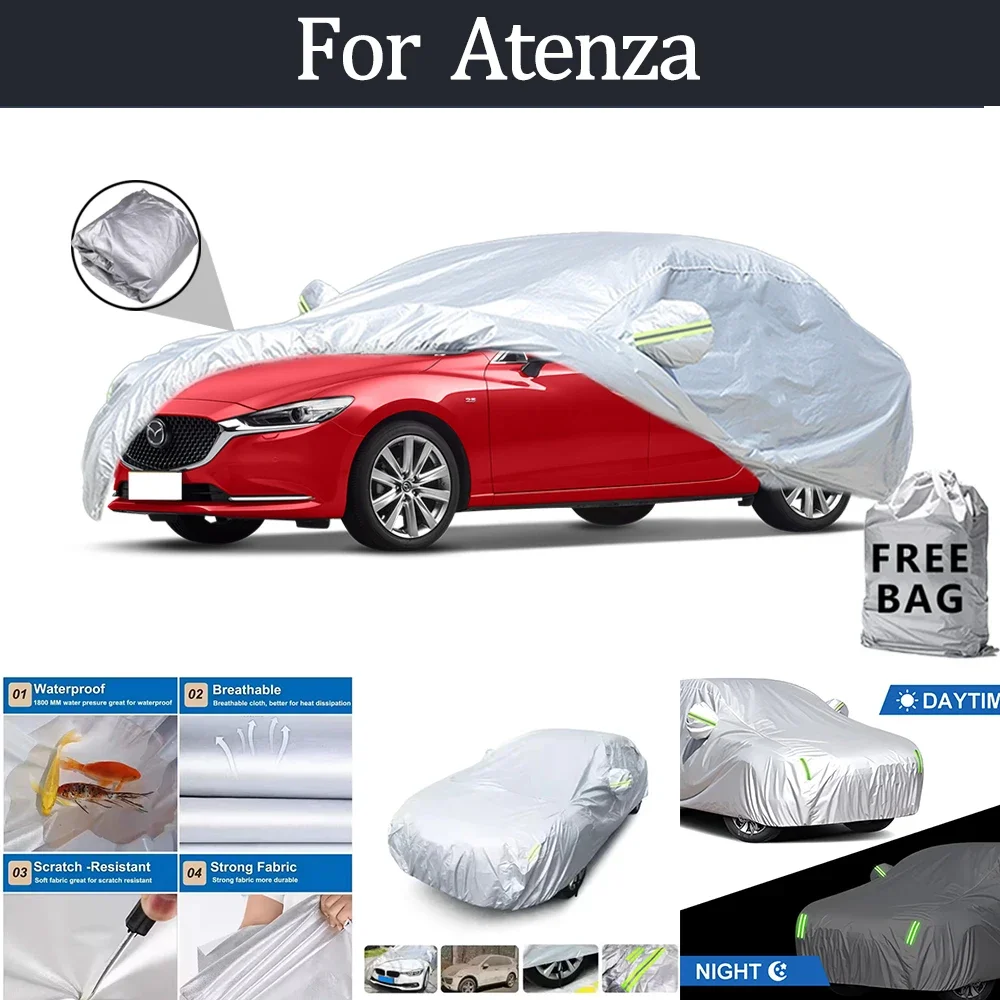

For Atenza Car Cover Outdoor Protection Covers Snow Sunshade Waterproof Dustproof Exterior UV Car Accessories