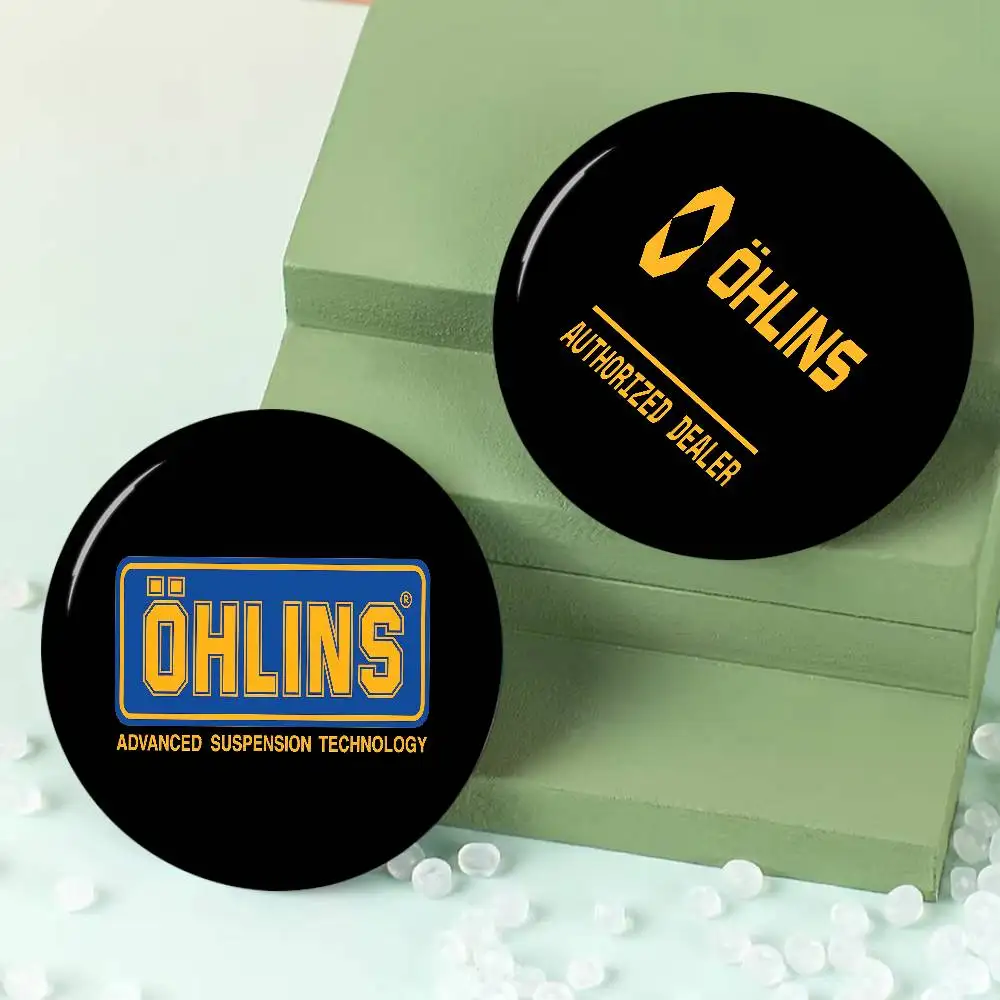 Ohlins LOGO 32/44/58MM Customizable Button Pins Cute Funny Creative Badge Jewelry Decor Gifts for Friends