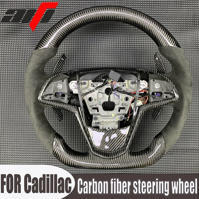 

Автомобильные аксессуары по индивидуальному заказу для Cadillac ATS CTS XTS 2013 2014 2015 2016 2018, руль из углеродного волокна