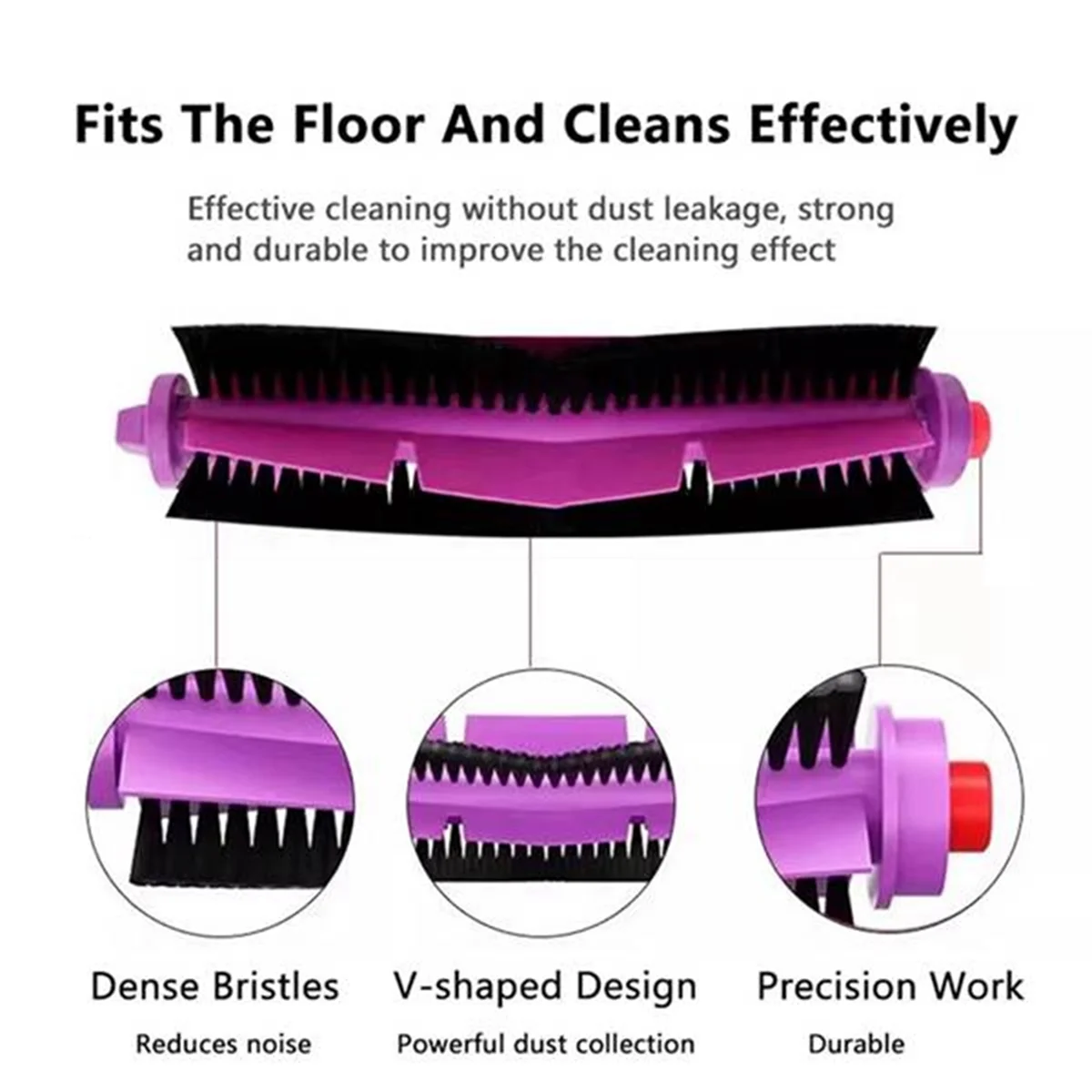 25 шт. для робота-пылесоса Midea V12, моющаяся основная боковая щетка, ткань для швабры, фильтр Hepa, запасные части для пылесборника — A19G