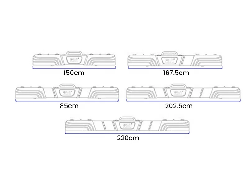 휴대용 여행 캠핑 낚싯대 HDPE 하드 툴 박스 낚싯대 하드 박스