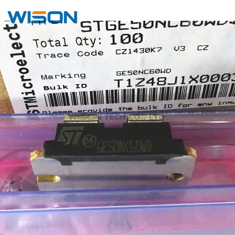 STGE50NC60WD GE50NC60WD БЕСПЛАТНАЯ ДОСТАВКА НОВОГО И ОРИГИНАЛЬНОГО МОДУЛЯ