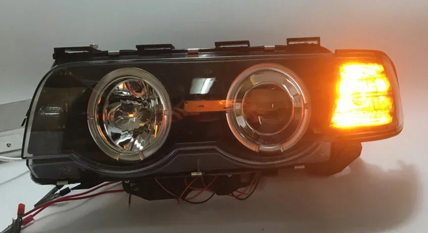

Eosuns Led Angel Eye Headlight Assembly with Lens for Bmw 7series E38 728il 730il 735il 740il 750il 1995-2001