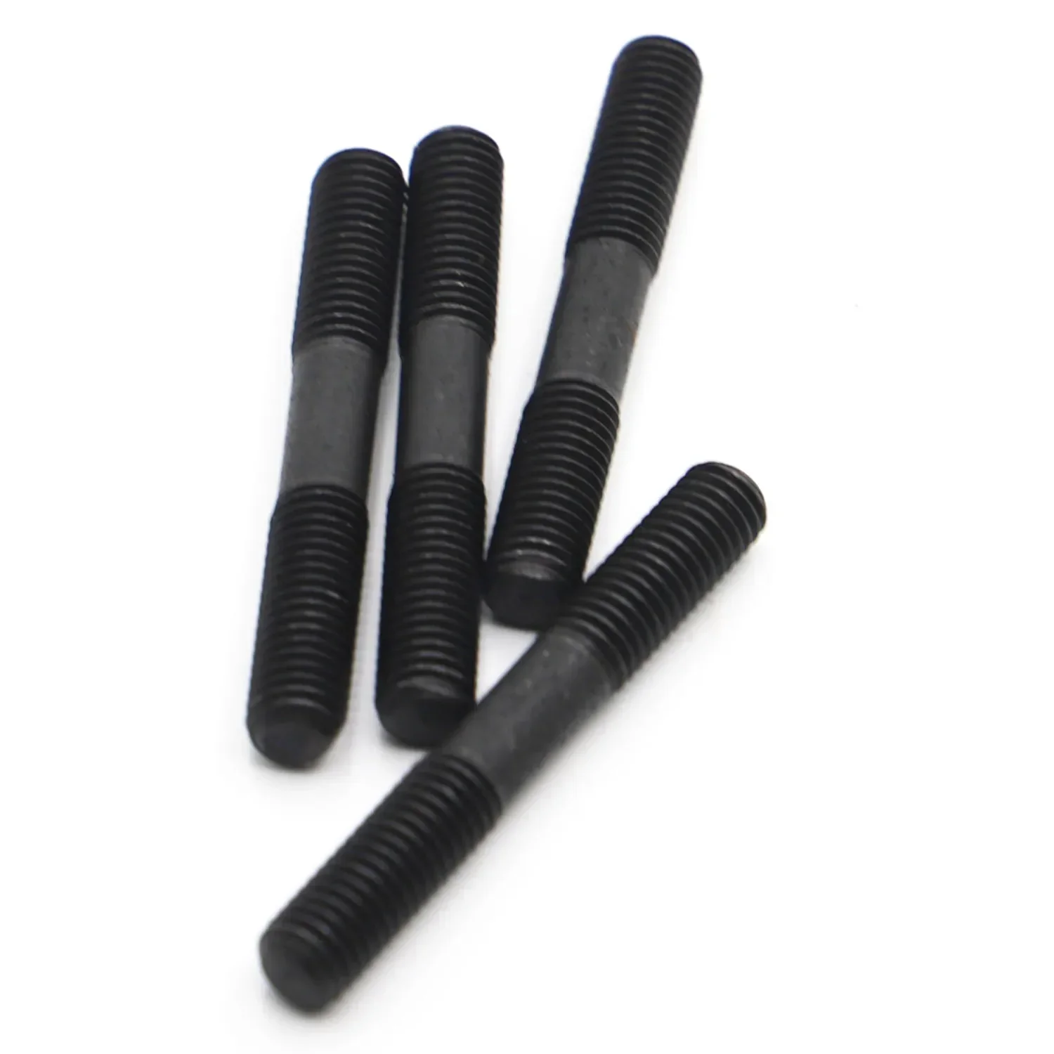 Schwarze GB901 Stab aus Kohlenstoffstahl der Güteklasse 8.8, Doppelgewinde-Bolzschrauben, Stangenbolzen, M8, M10, M12 – Detail 4