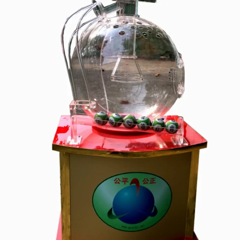 Blowing Ball Machine Blowing Air Shake Ball Electronic Lottery Rotary Table Automatic Lottery Machine Desktop Red PT350