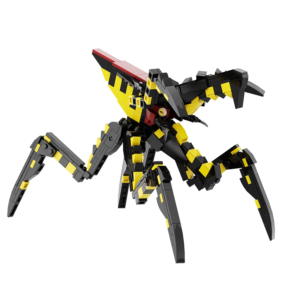 Gobricks MOC Film Stenschepen Troopered Warriors Bug Bouwstenen Arachnids Uropygis Model Insect Bricks Speelgoed Kinderen Gift