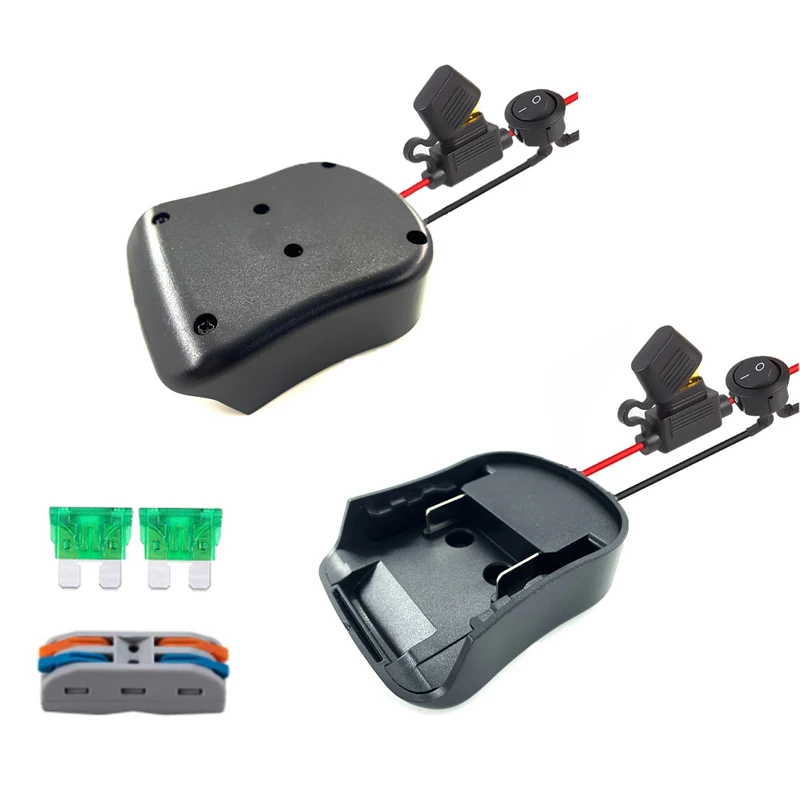 Блок питания ZWINCKY для литиевой батареи Makita 18 в с предохранителем и переключателем