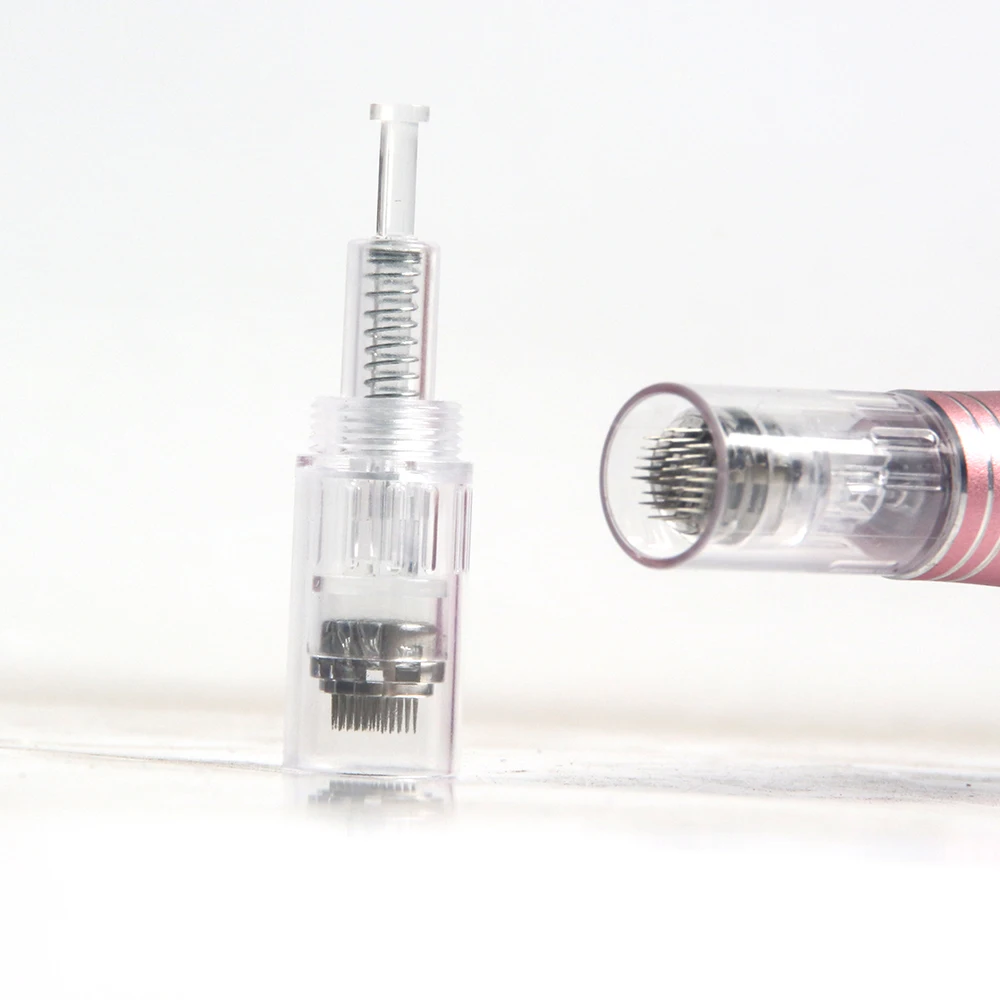 100/50/10pcs12pin/36pin Nano Tip Dermapen Screw Needle Cartridge Microneedling Replacement Microneedle Tattoo Nano Cartridge
