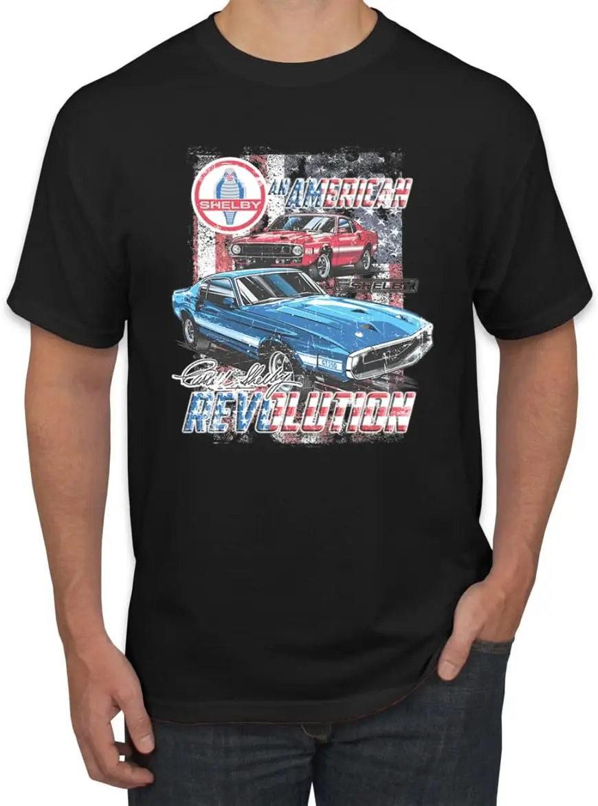 Shelby Cobra an American Revolution | Powered by Ford Motors Cars and Trucks Men's Graphic T-Shirt